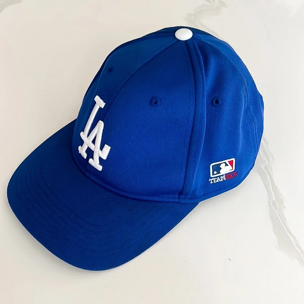 Los Angeles LA Dodgers Team MLB Blue White Embroidered Adjustable Baseball Hat